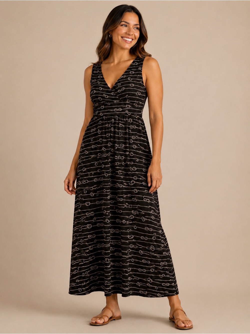 Duffield Lane Nautical Knot Maxi Dress